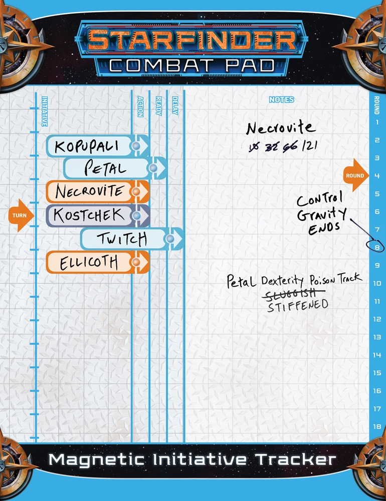 Starfinder RPG: Combat Pad[Accessory]