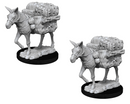 WizKids Deep Cuts Miniatures: W07 Pack Mule [Unpainted]