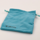 Die Hard Dice Satin Lined Velvet Bag - Medium Powder Blue