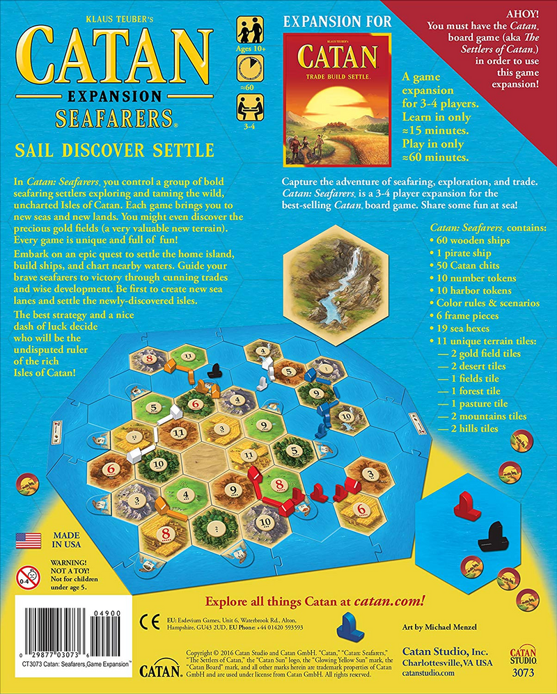 Catan Expansion: Seafarers [Board Game Expansion]