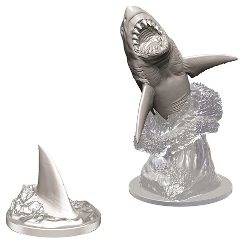 WizKids Deep Cuts Miniatures: W09 Shark [Unpainted]