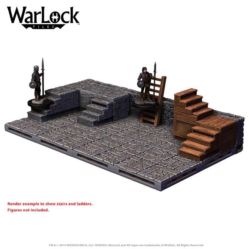 WarLock Tiles: Dungeon Tiles - Stairs & Ladders