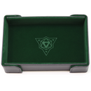 Die Hard Dice Magnetic Rectangle Dice Tray - Green Velvet