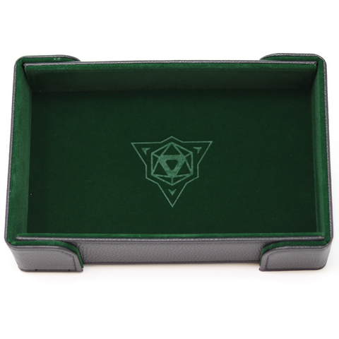Die Hard Dice Magnetic Rectangle Dice Tray - Green Velvet