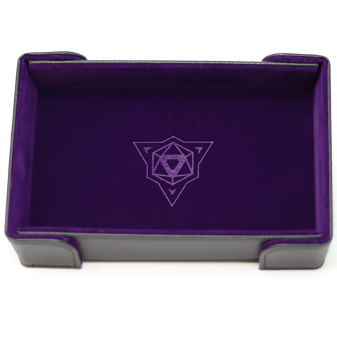 Die Hard Dice Magnetic Rectangle Dice Tray - Purple Velvet