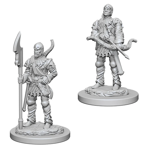 Pathfinder Battles Deep Cuts Miniatures: W04 Town Guards [Unpainted]