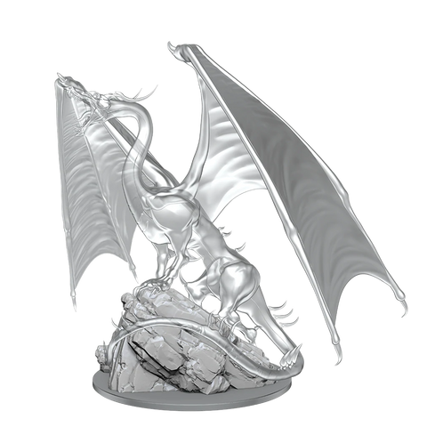 D&D Nolzur's Marvelous Miniatures: W17 Young Emerald Dragon [Unpainted]