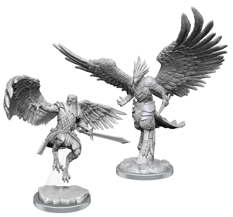 D&D Nolzur's Marvelous Miniatures: W18 Aarakocra Paladins [Unpainted]