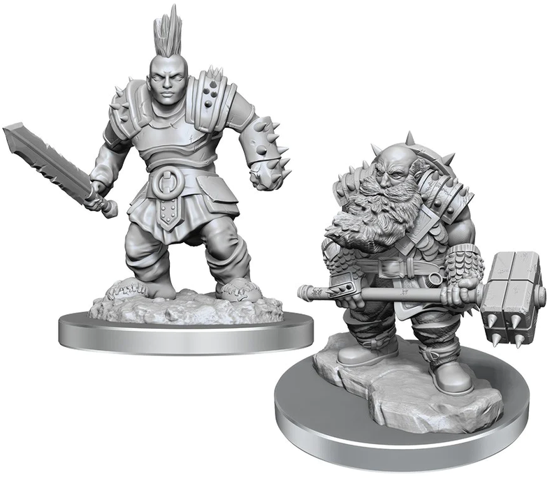 D&D Nolzur's Marvelous Miniatures: W18 Duergar Fighters [Unpainted]