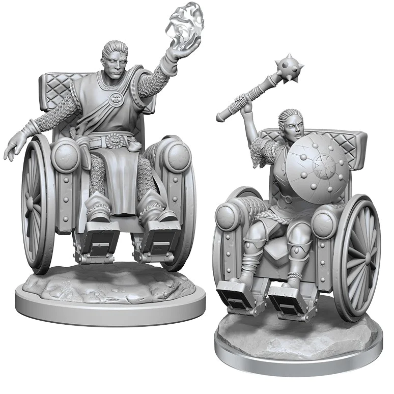 D&D Nolzur's Marvelous Miniatures: W18 Human Clerics [Unpainted]