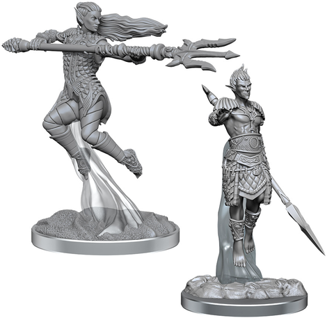 D&D Nolzur's Marvelous Miniatures: W20 Sea Elf Fighters [Unpainted]