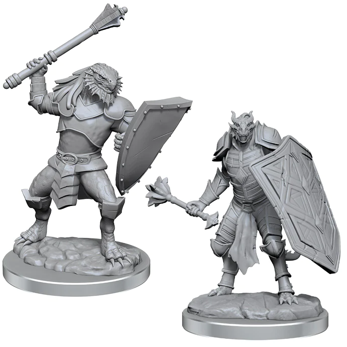 D&D Nolzur's Marvelous Miniatures: W18 Dragonborn Clerics [Unpainted]