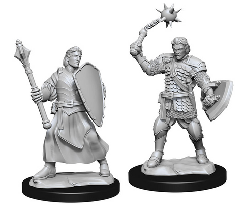 Critical Role Miniatures: W01 Human Clovis Concord Cleric [Unpainted]