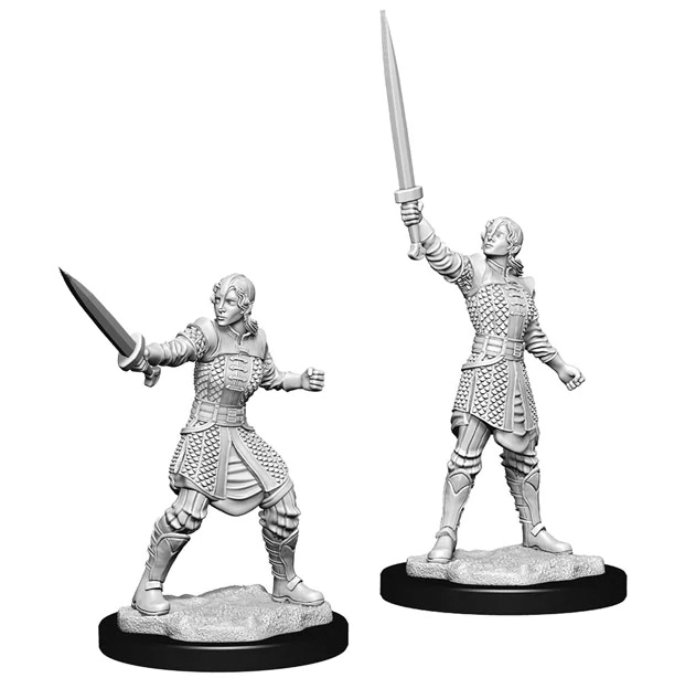 Critical Role Miniatures: W01 Human Dwendalian Empire Fighter [Unpainted]