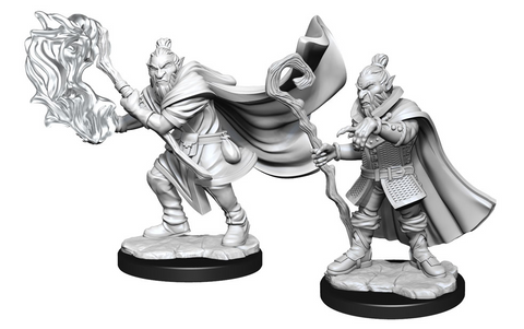 Critical Role Miniatures: W01 Hobgoblin Wizard and Druid [Unpainted]