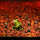 WarLock Tiles: Game Mat - Magma Chamber