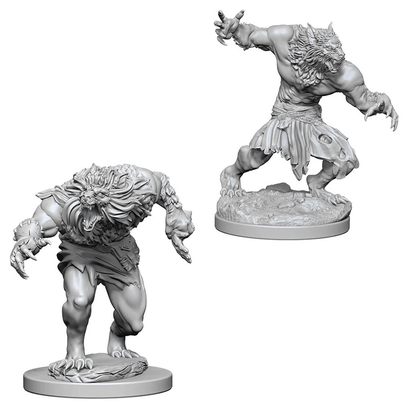 D&D Nolzur's Marvelous Miniatures: W04 Werewolves [Unpainted]