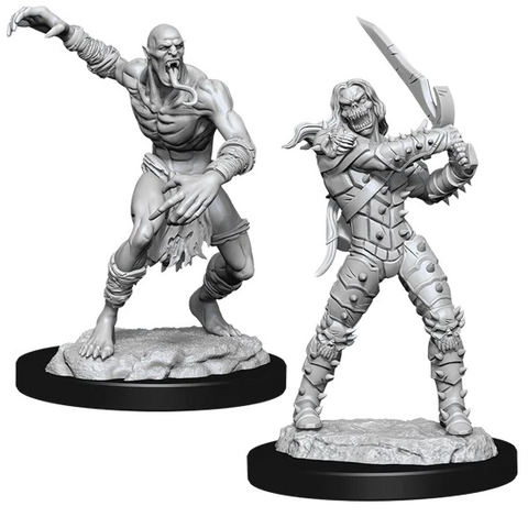 D&D Nolzur's Marvelous Miniatures: W11 Wight & Ghast [Unpainted]