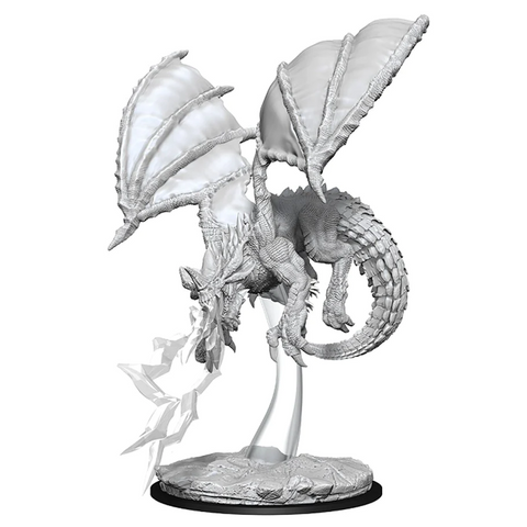 D&D Nolzur's Marvelous Miniatures: W08 Young Blue Dragon [Unpainted]