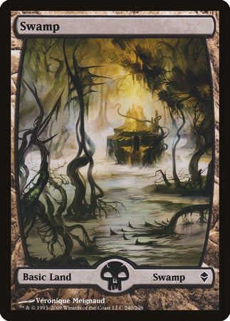 Swamp (240) - Full Art [Zendikar]