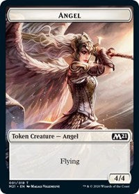Angel // Treasure Double-sided Token [Core Set 2021 Tokens]