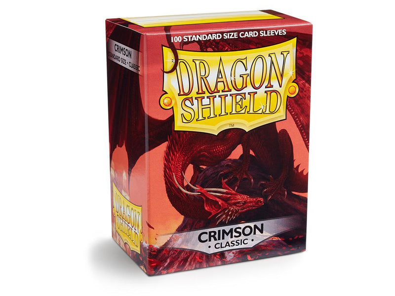 Dragon Shield Classic Sleeves - Crimson [100ct Standard]