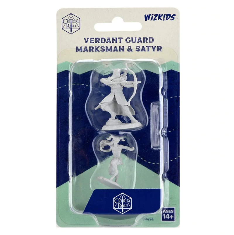 Critical Role Miniatures: W02 Verdant Guard Marksman & Satyr [Unpainted]