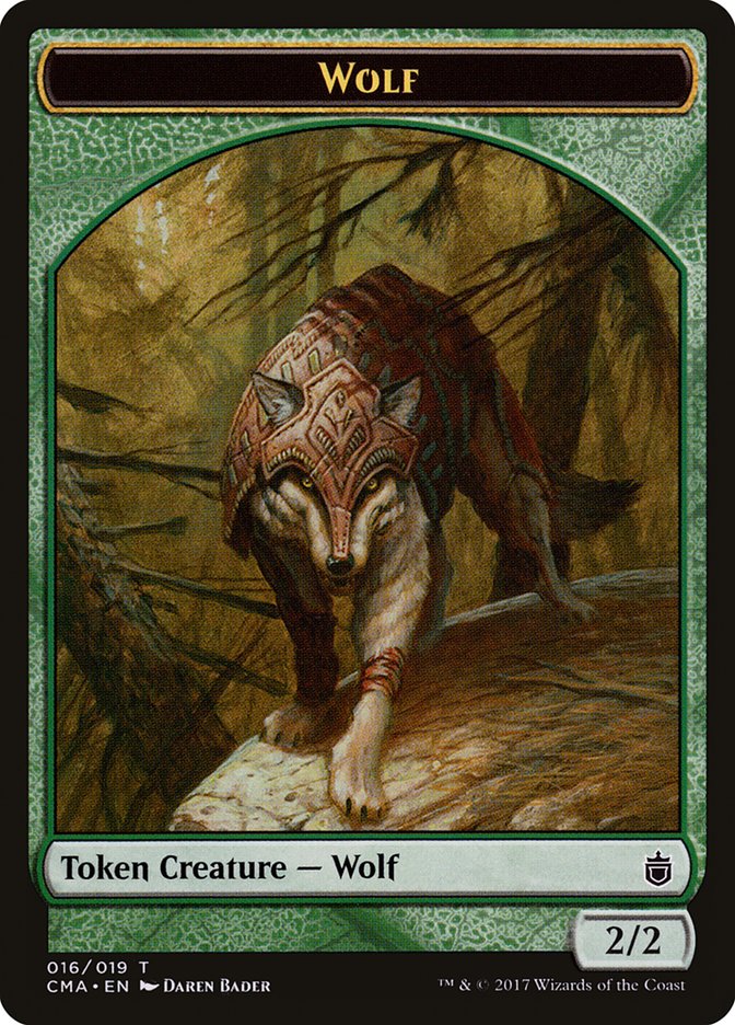 mtg cards that make wolf tokens Building a Token Deck : r/CasualMTG put a loyalty counter on each Garruk you control. Rules Text: wolf, token, 42