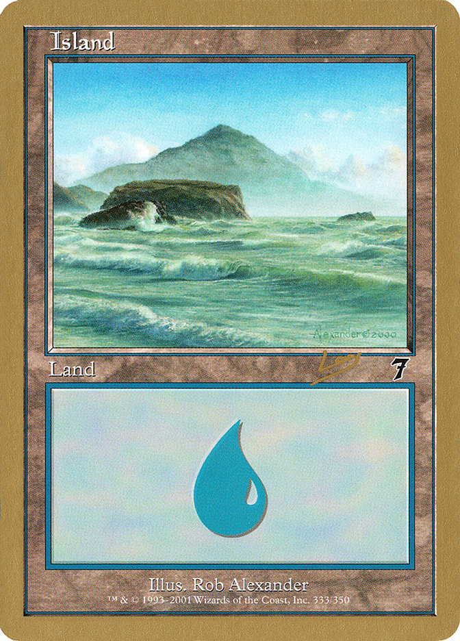 Island (333) (Raphael Levy) [World Championship Decks 2002]
