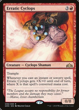 Erratic Cyclops [Guilds of Ravnica]