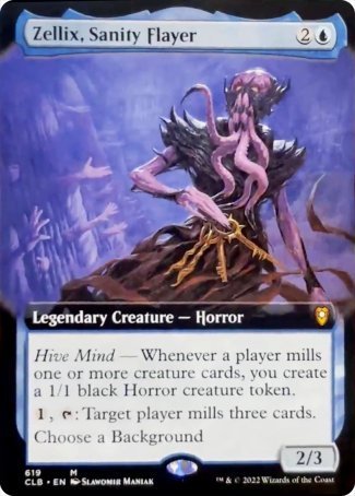 Zellix, Sanity Flayer (Extended Art) [Commander Legends: Battle for Ba Zellix, Sanity Flayer (Extended Art) [Commander Legends: Battle for Ba