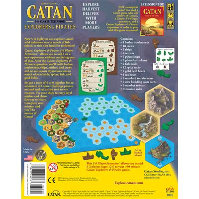 Catan Extension: 5-6 Player - Explorers & Pirates [Expansion]