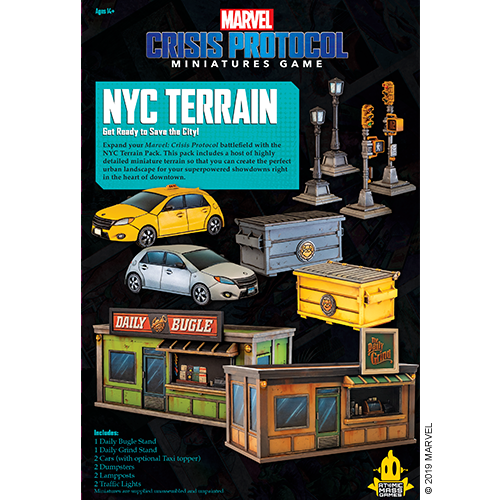 Marvel: Crisis Protocol - NYC Terrain Pack