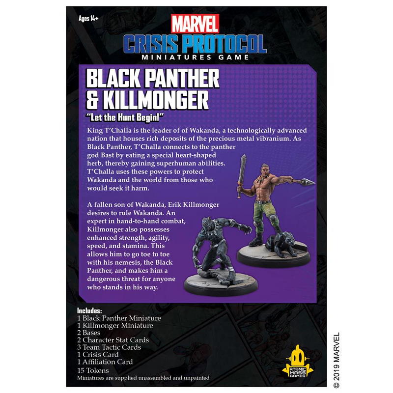 Marvel: Crisis Protocol - Black Panther & Killmonger