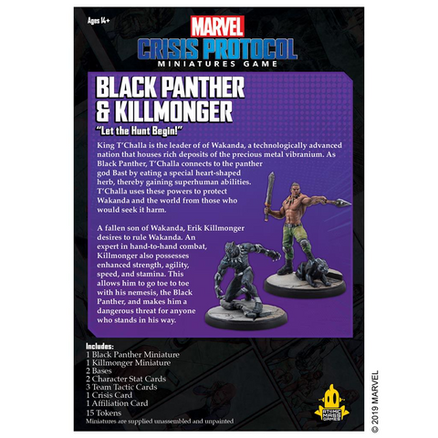 Marvel: Crisis Protocol - Black Panther & Killmonger