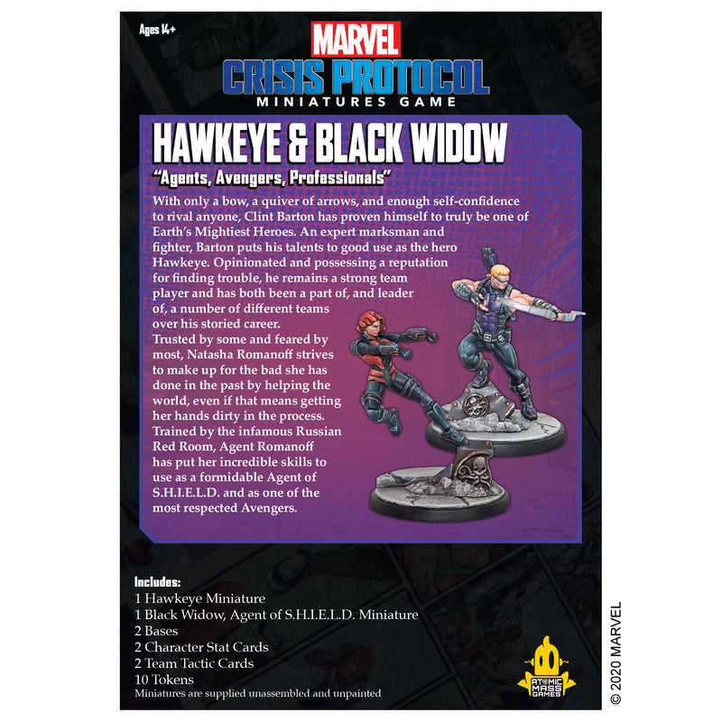 Marvel: Crisis Protocol - Hawkeye & Black Widow
