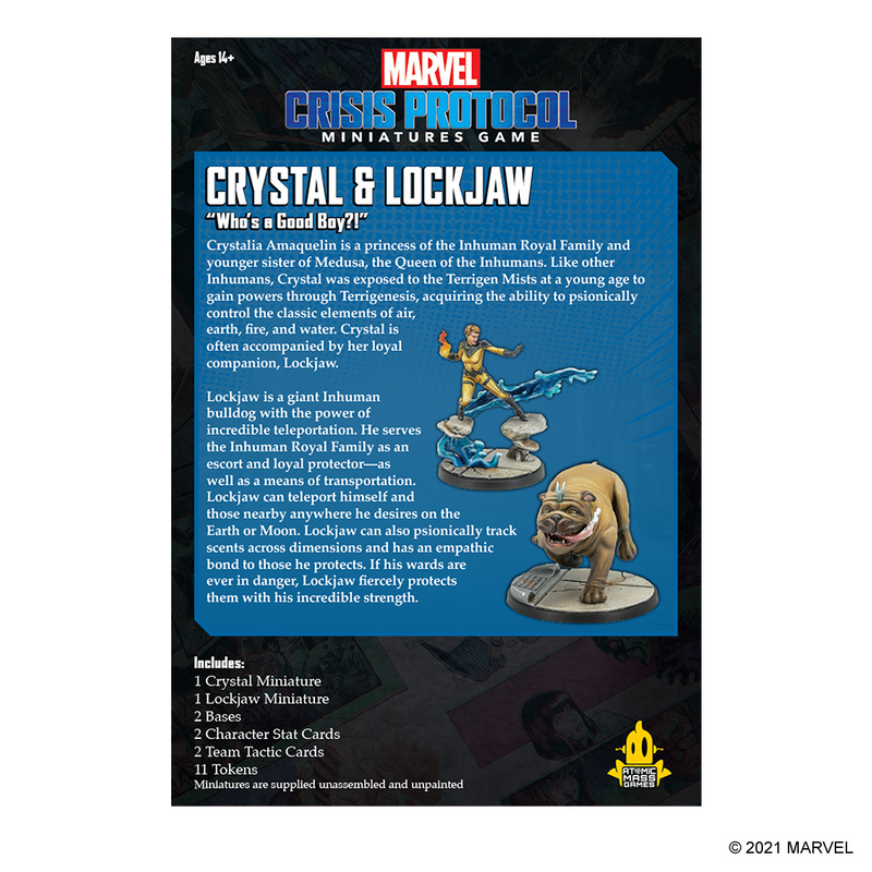 Marvel: Crisis Protocol - Crystal & Lockjaw