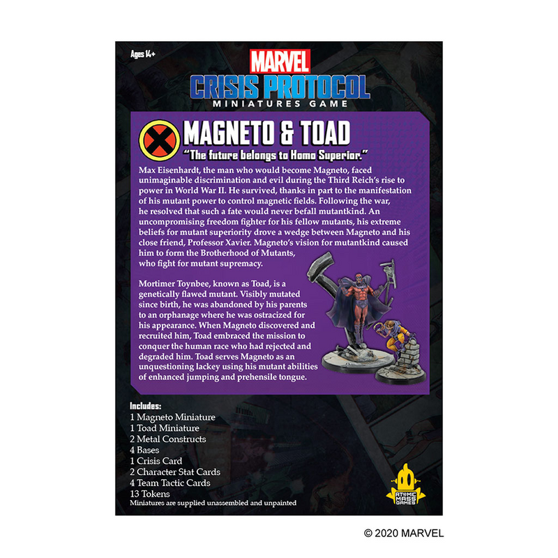 Marvel: Crisis Protocol - Magneto & Toad