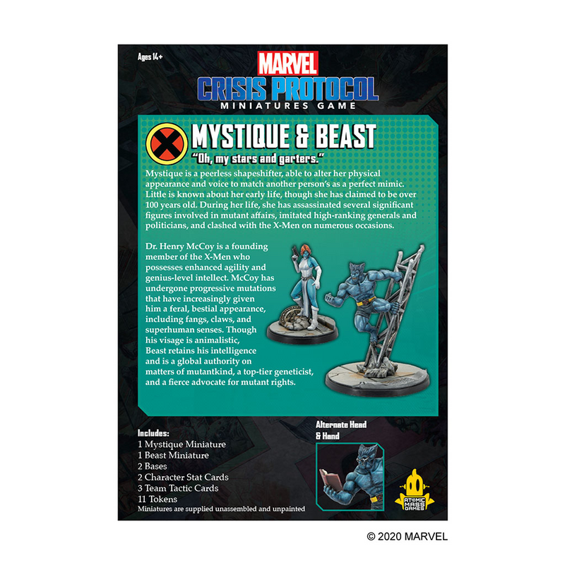 Marvel: Crisis Protocol - Mystique & Beast