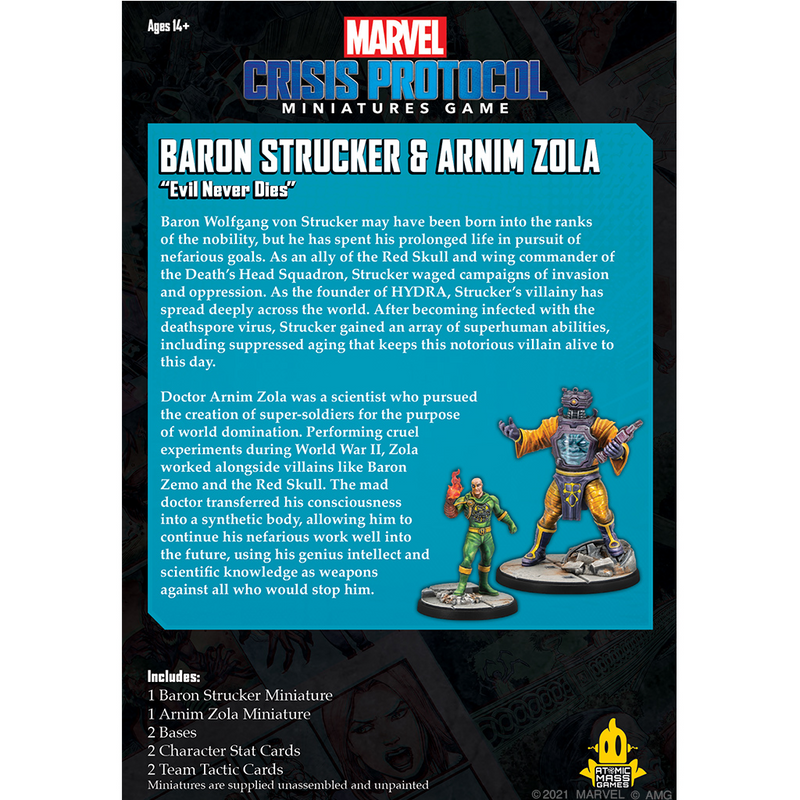 Marvel: Crisis Protocol - Baron Strucker & Arnim Zola