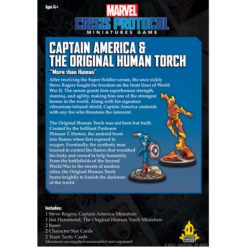 Marvel: Crisis Protocol - Captain America & The Original Human Torch