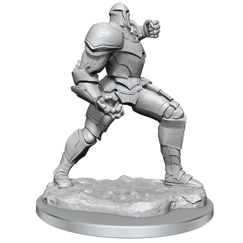 Critical Role Miniatures: W04 Platinum Golem [Unpainted]