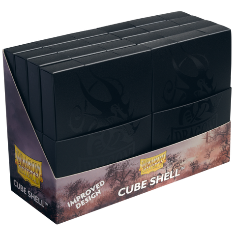 Dragon Shield Cube Shell - Shadow Black [8ct]