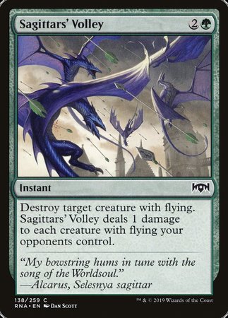 Sagittars' Volley [Ravnica Allegiance]