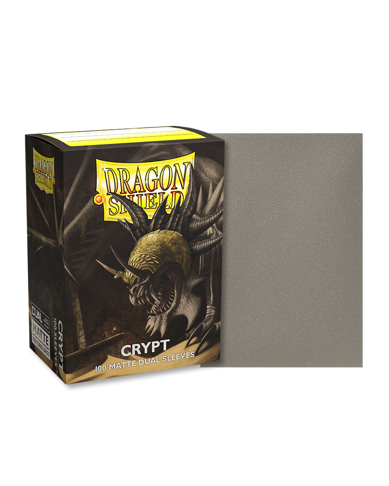 Dragon Shield Matte Dual Sleeves - Crypt [100ct Standard Size]