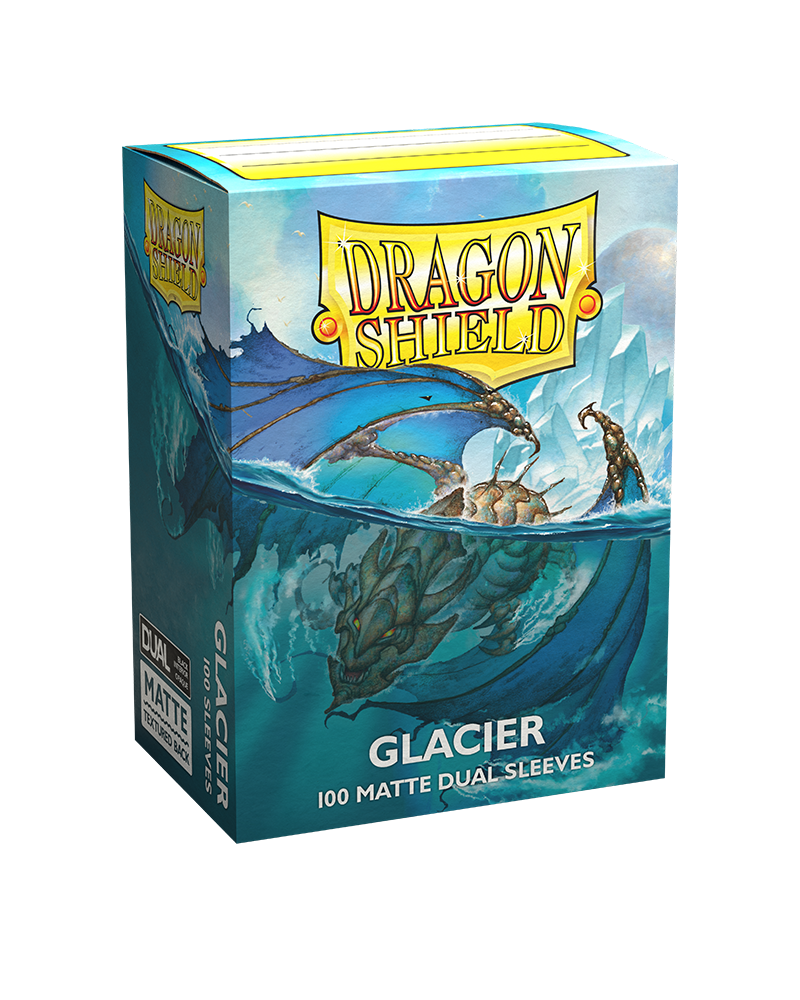 Dragon Shield Matte Dual Sleeves - Glacier [100ct Standard Size]