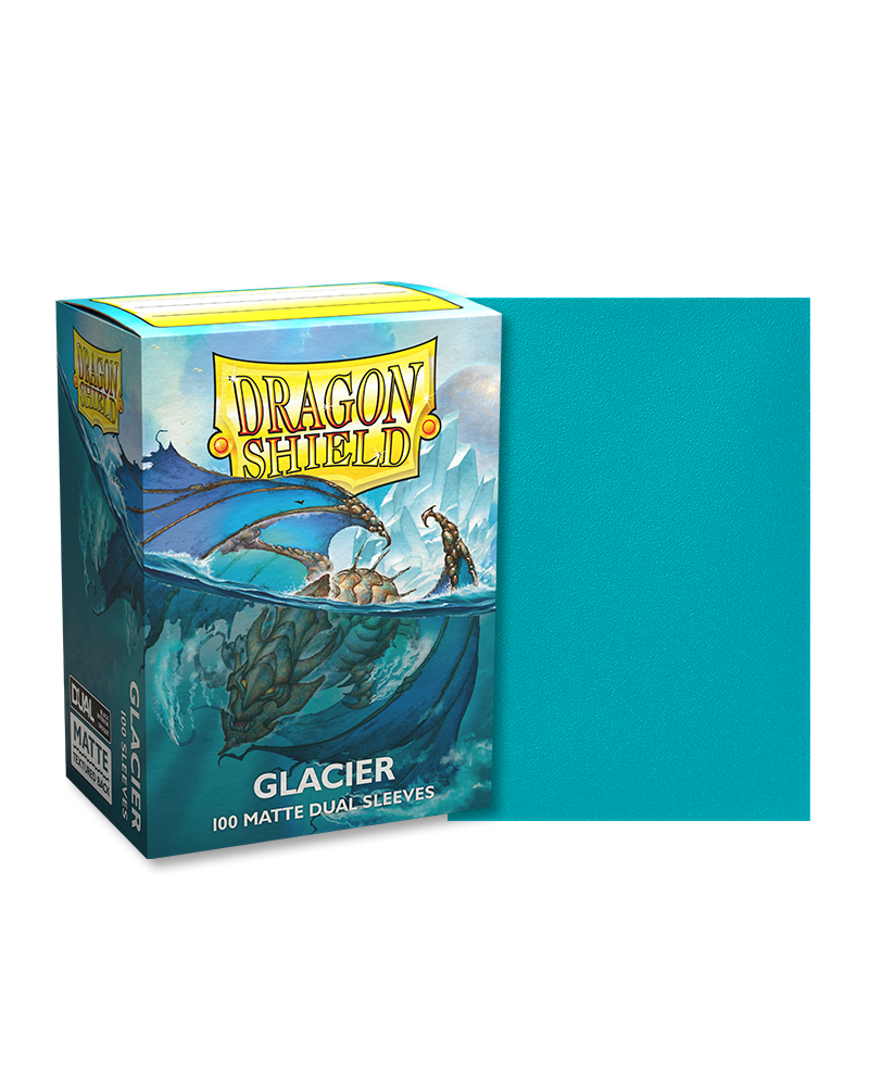 Dragon Shield Matte Dual Sleeves - Glacier [100ct Standard Size]