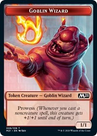 Goblin Wizard // Griffin Double-sided Token [Core Set 2021 Tokens]