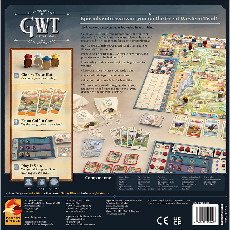 Great Western Trail (2nd Edition) [Base Game]