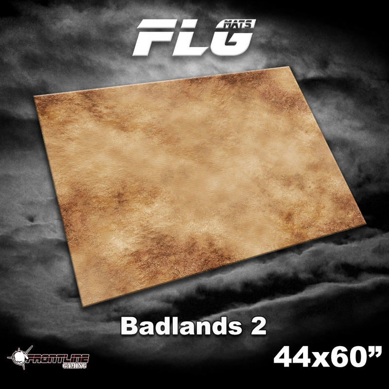 FLG Neoprene Wargaming Mats: Badlands 2 - 44" x 60"